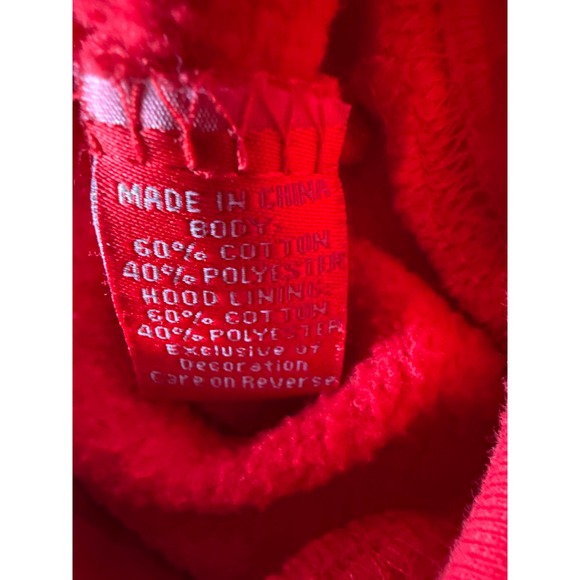 Ohio State Buckeyes Hoodie Sweatshirt Men's Size M Red Pullover NCAA Football - Picture 7 of 13